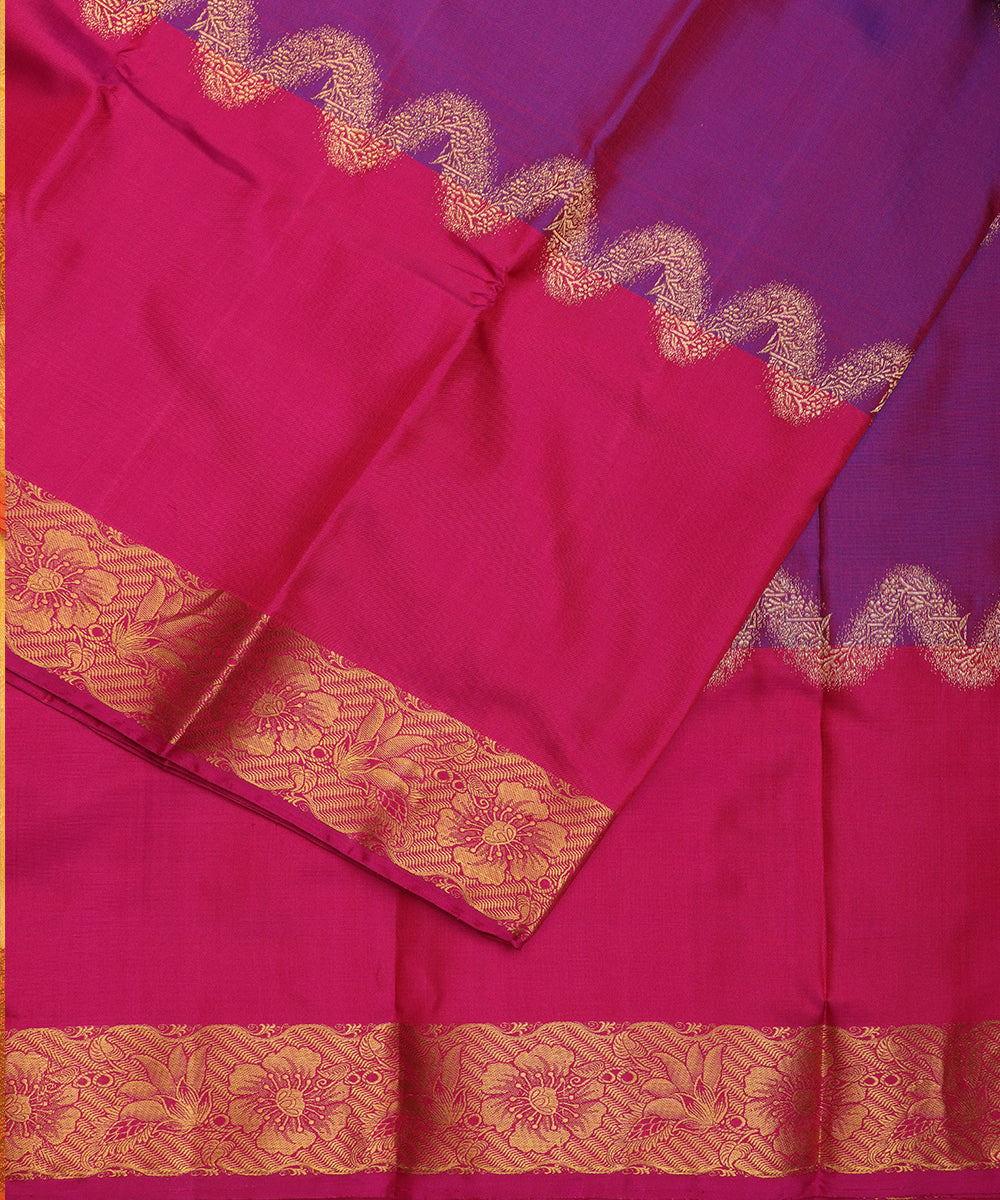 Multi-color handloom trilinga silk saree