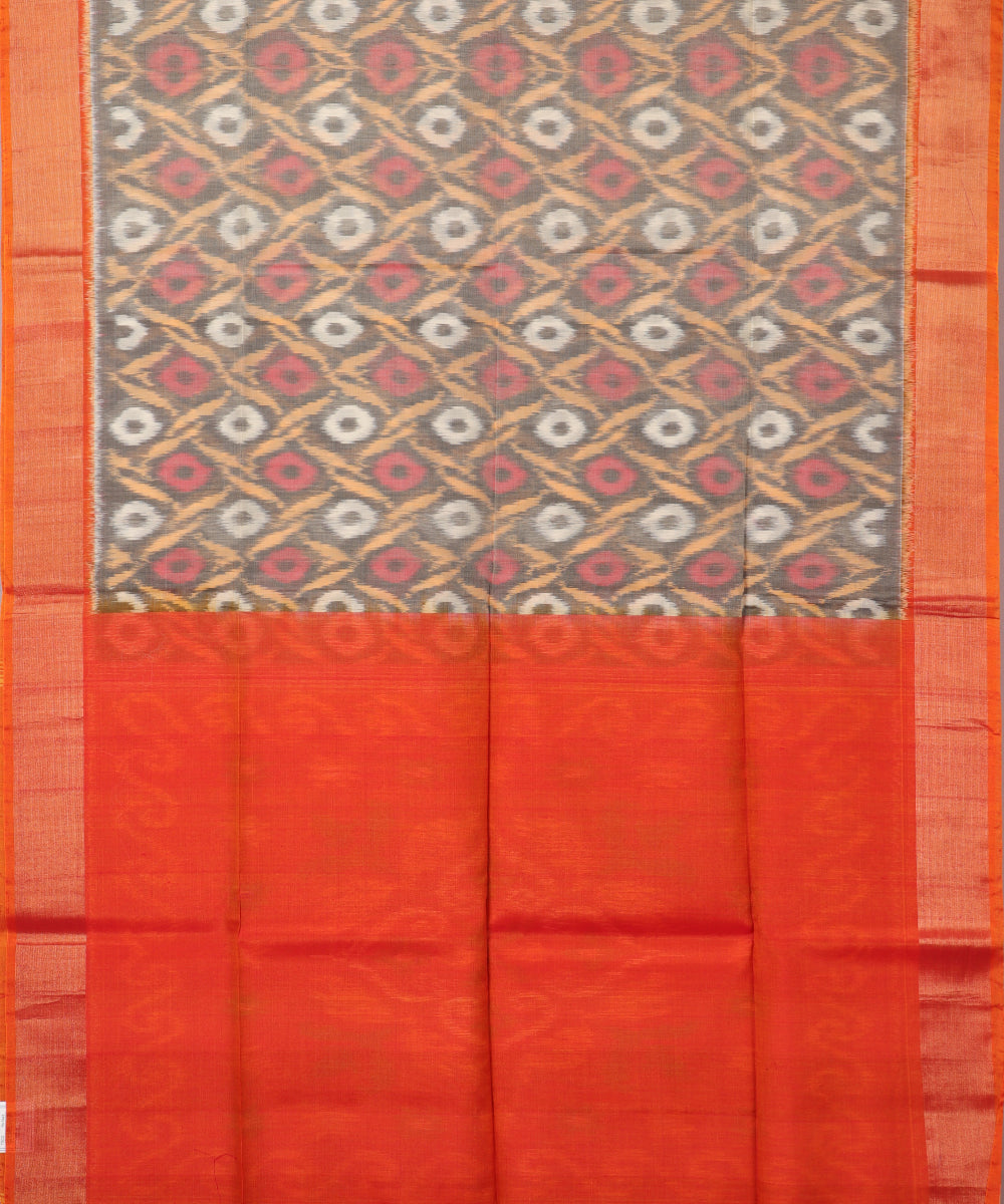 Multi-color handloom pochampally sico saree