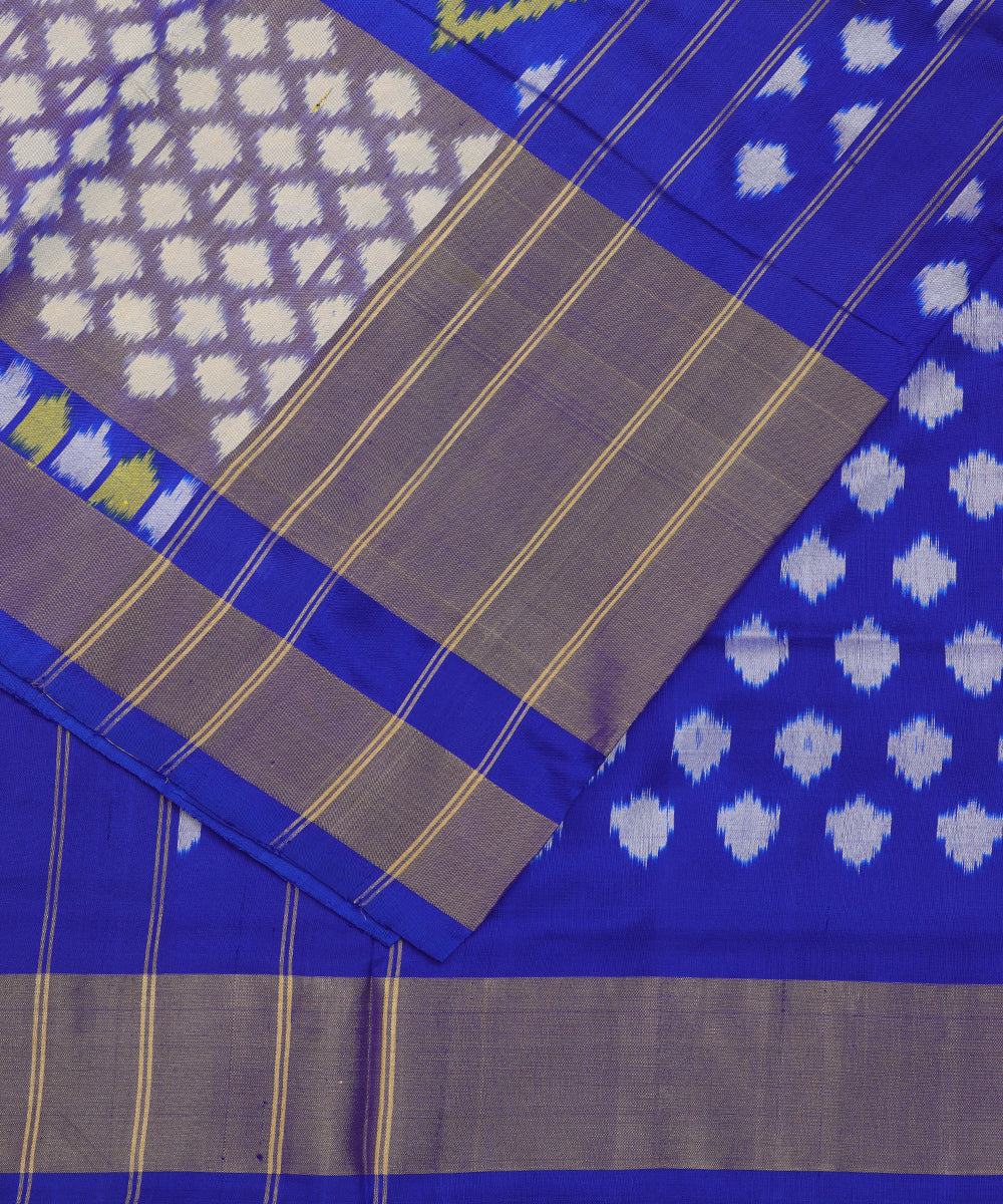 Cyber yellow color handloom rajkot silk saree
