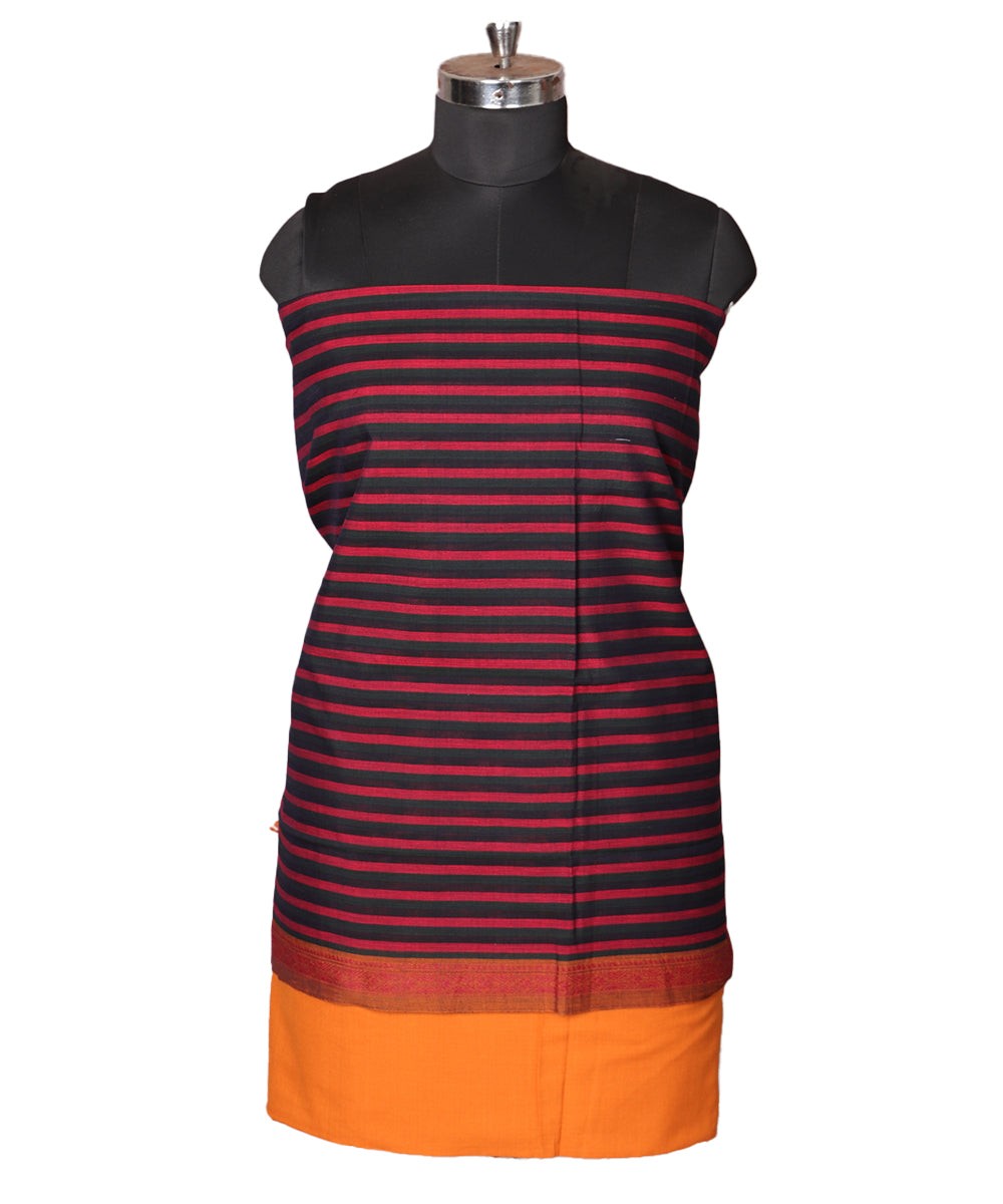 Multi-color handloom narayanpet suit