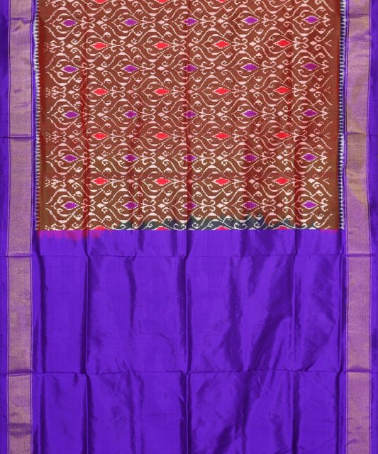 Multi-shade color handloom rajkot silk saree