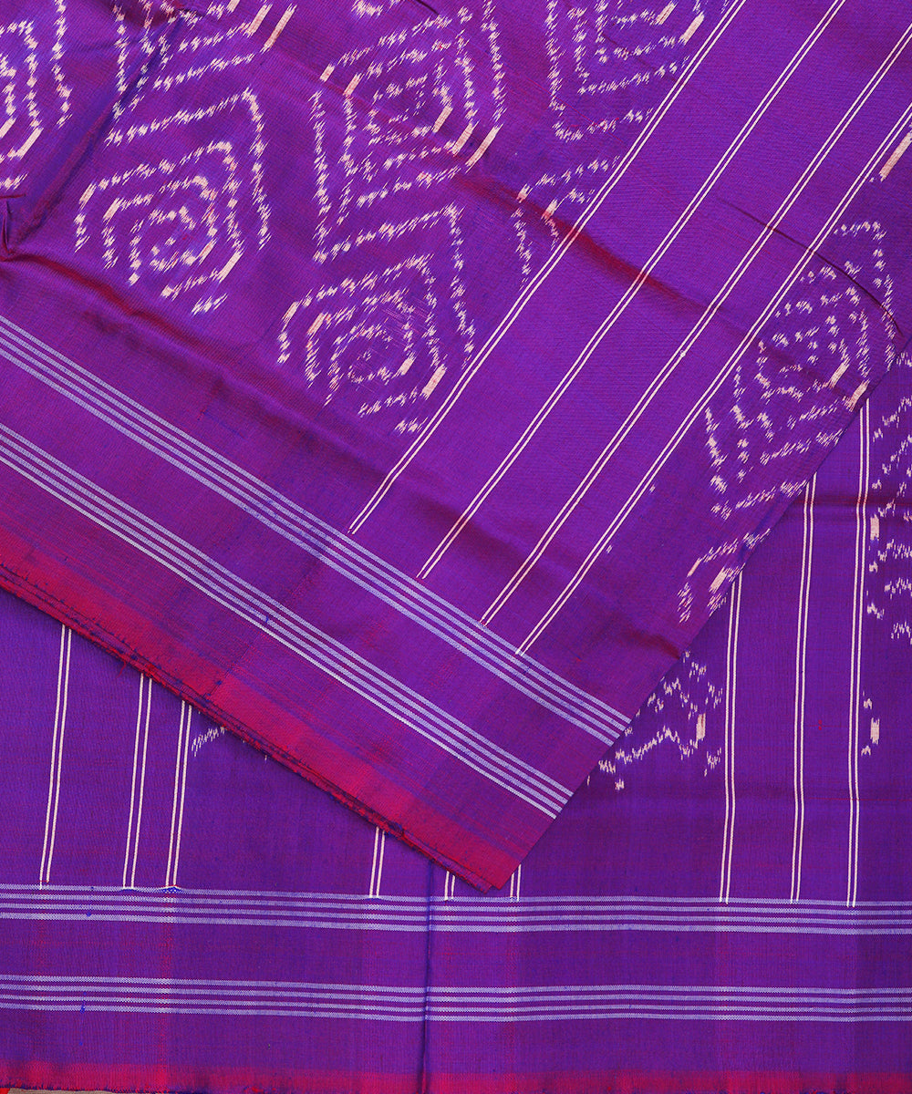 Multi-shade color handloom rajkot silk saree