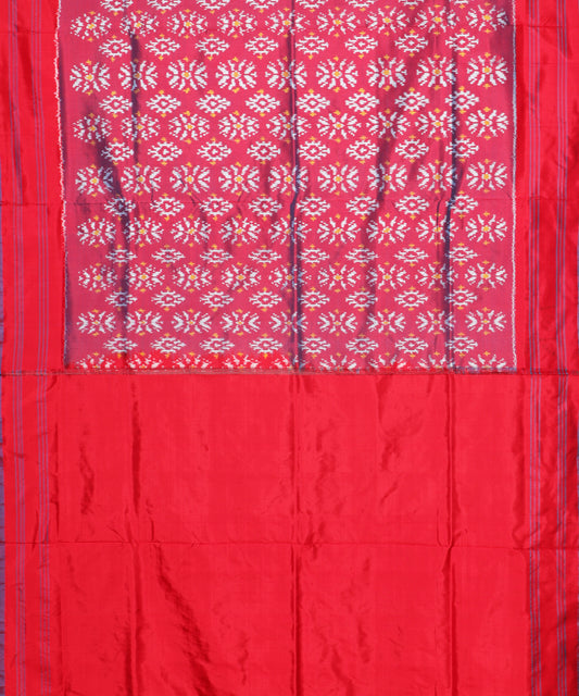 Multi-shade color handloom rajkot silk saree