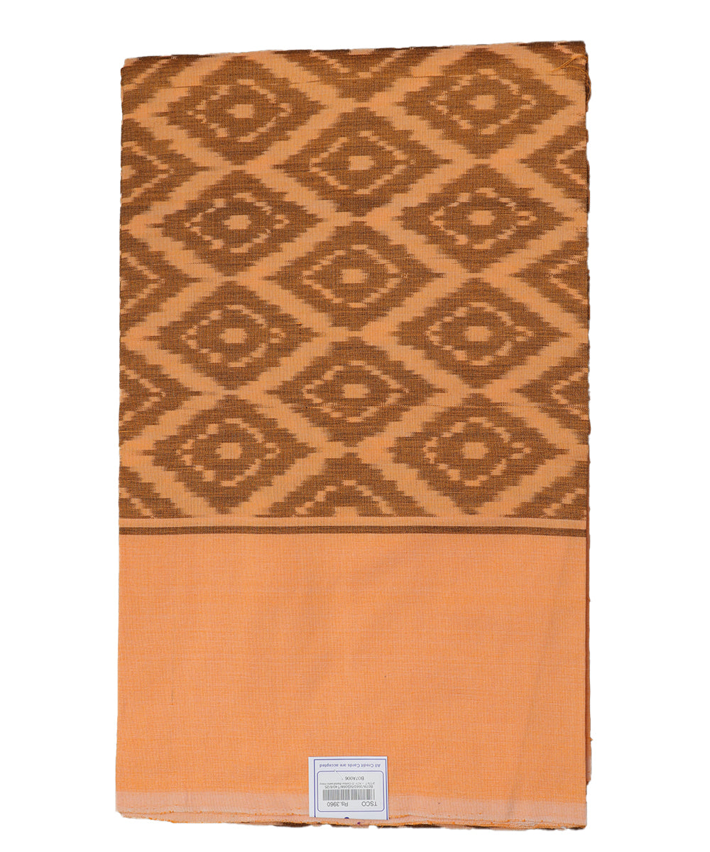 Handwoven pochampally ikat double cot bedsheet