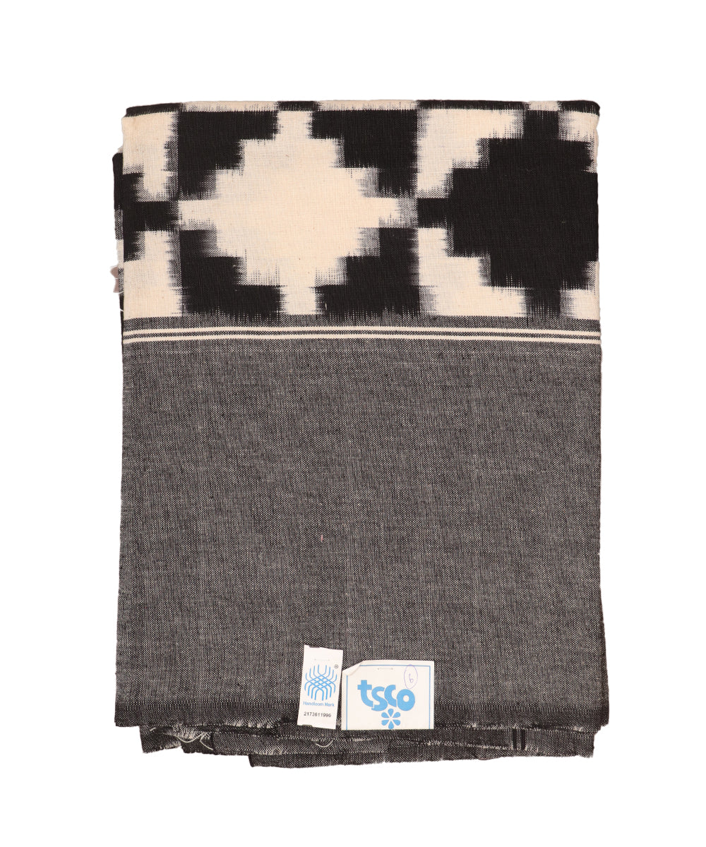 Handwoven ikat single cot bedsheet