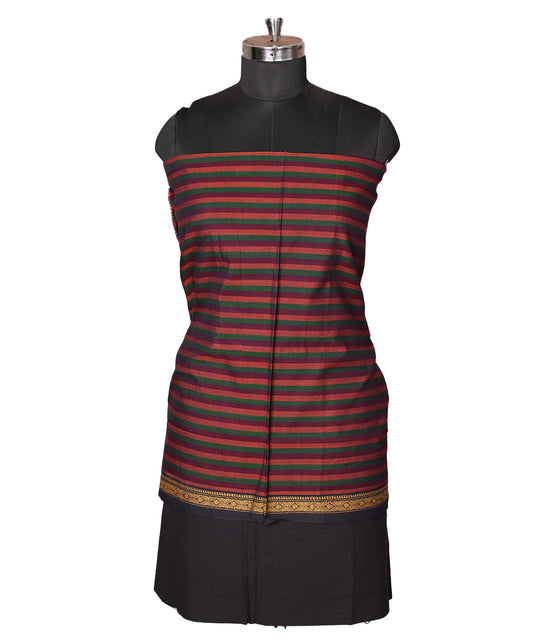 Multi-color handloom narayanpet suit