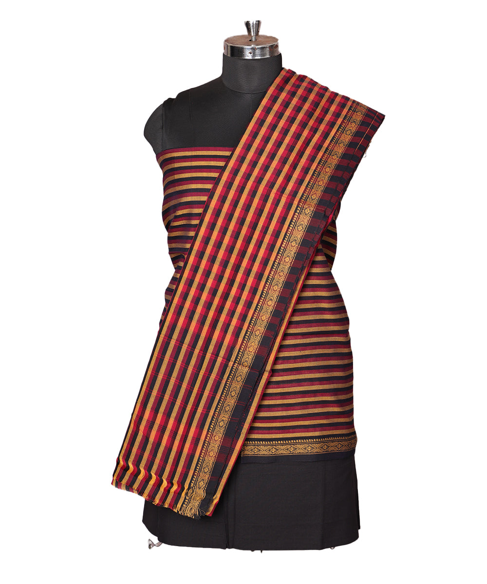 Multi-color handloom narayanpet suit