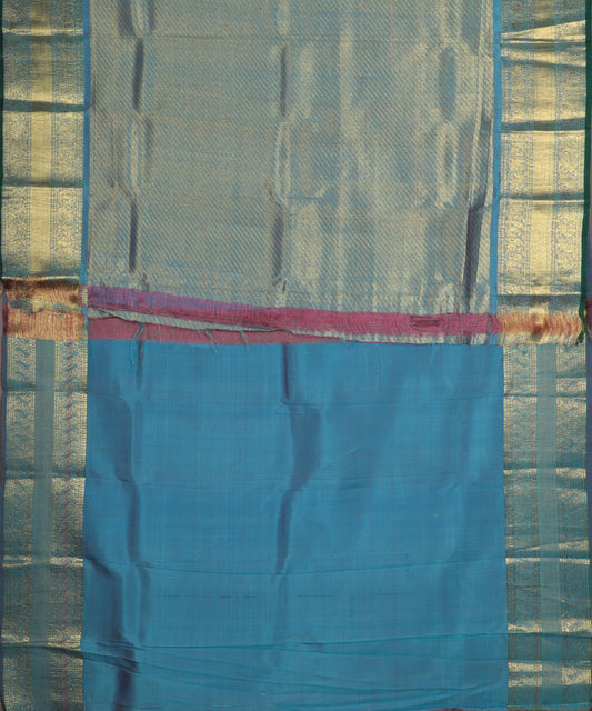 Multi-shade handllom ramappa silk saree