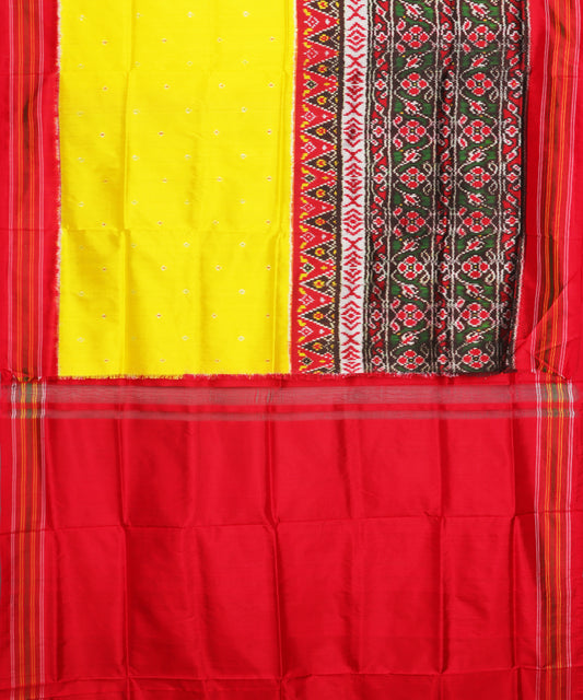 Multi-color handloom rajkot silk saree