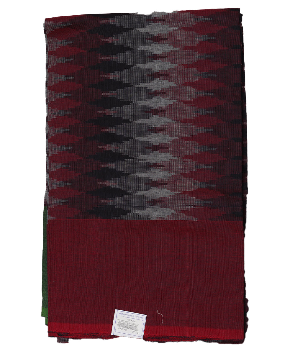 Handwoven pochampally ikat double cot bedsheet