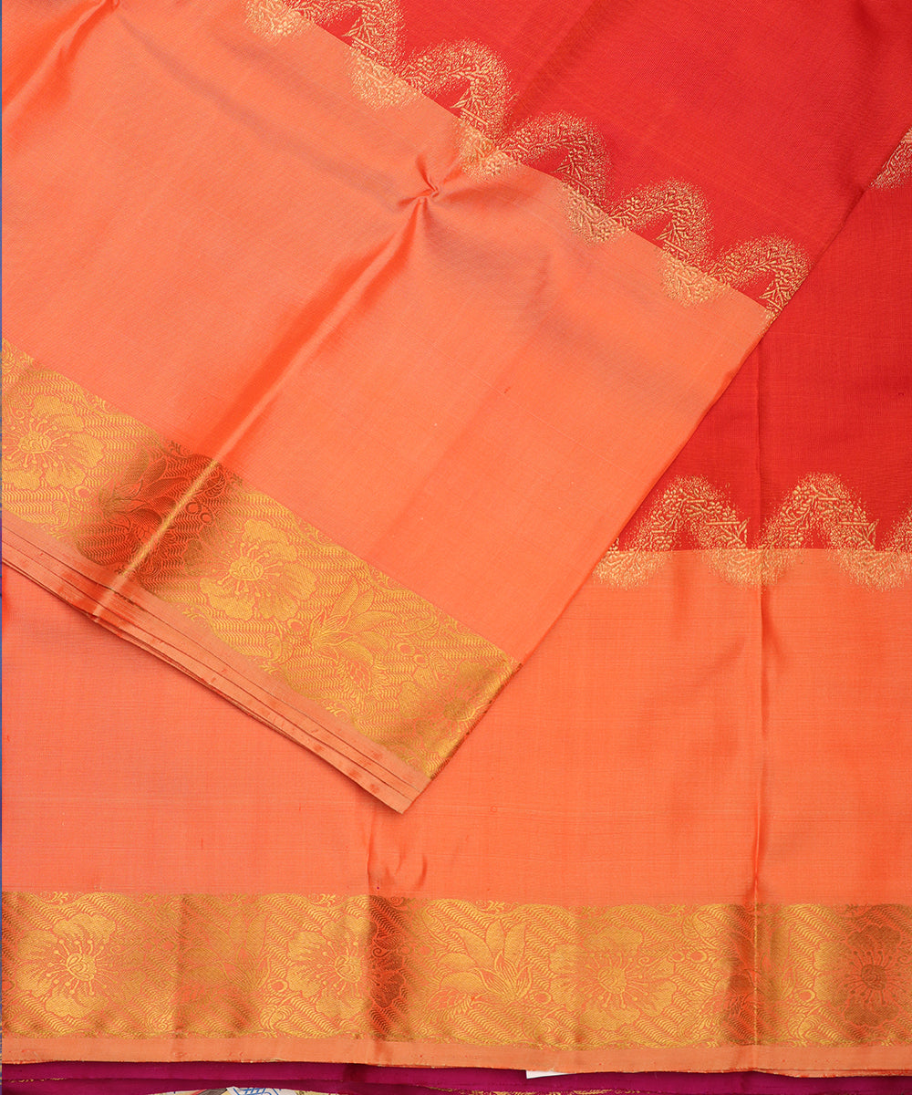 Multi-color handloom trilinga silk saree