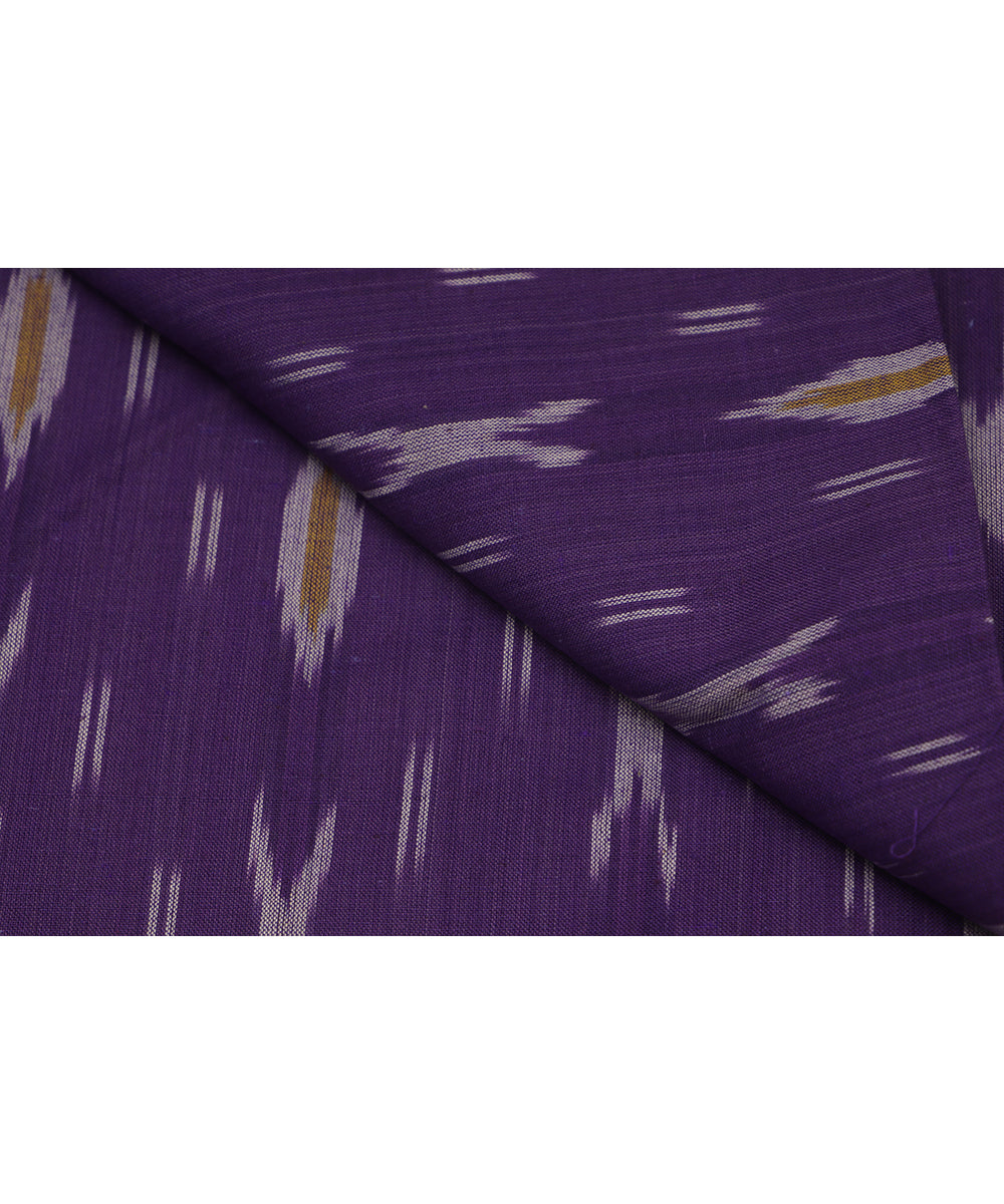 Rpyal violet color handloom pochampally cotton material