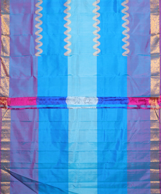 Multi-color handloom trilinga silk saree