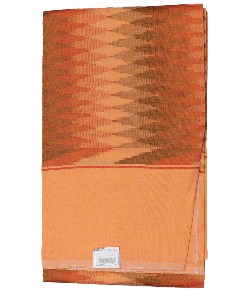 Handwoven pochampally ikat double cot bedsheet