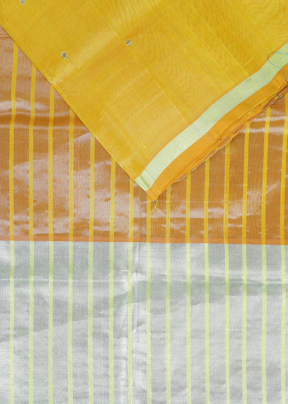 Golden color handloom venkatagiri sico saree