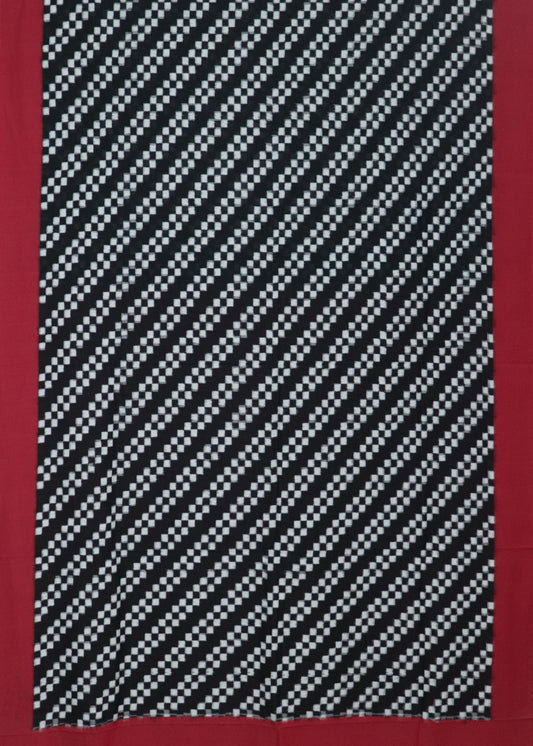 Black color pochampally cotton saree