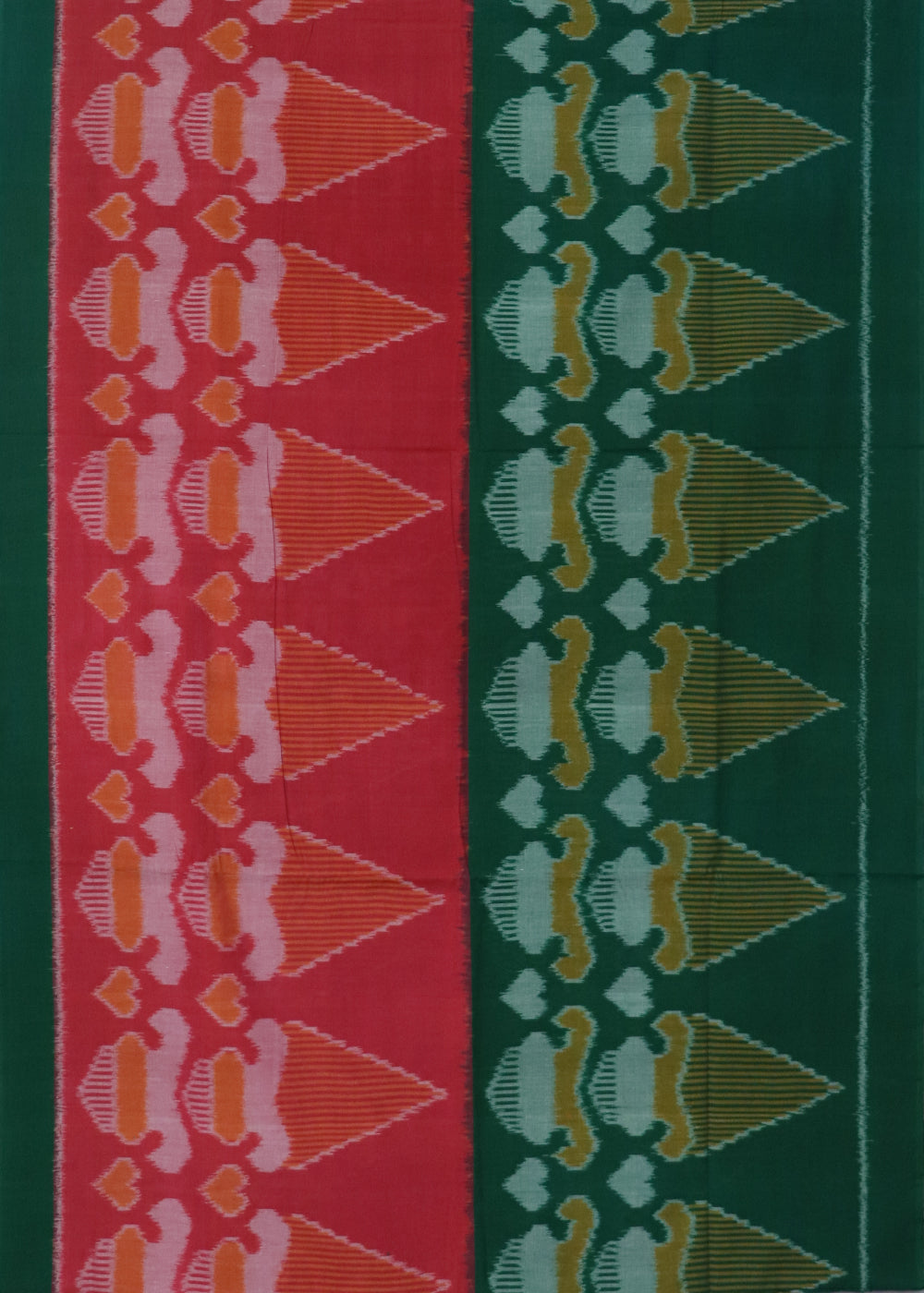 Multi-color pochampally cotton saree