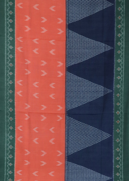 Multi-color pochampally cotton saree
