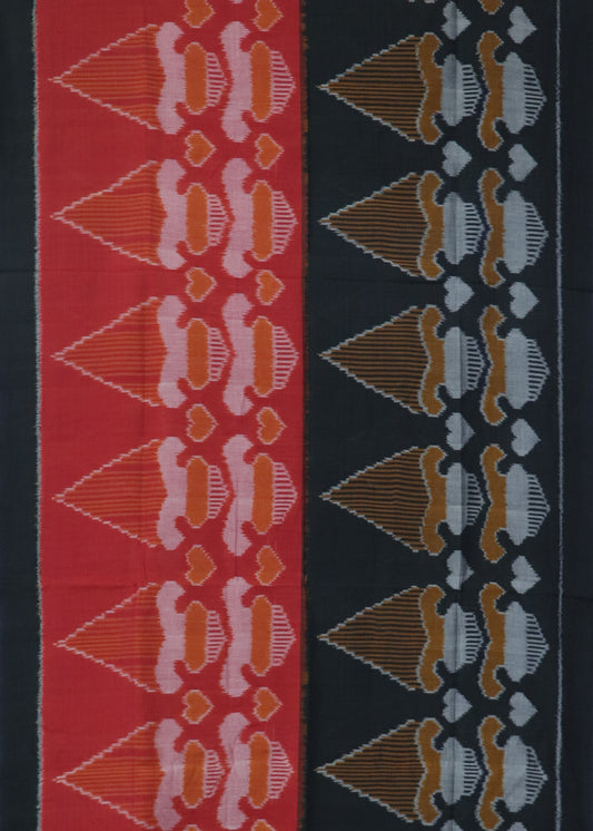 Multi-color pochampally cotton saree