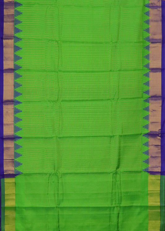 Green color handloom Gadwal Silk saree