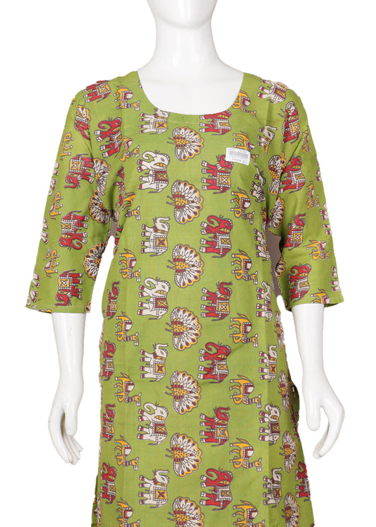 Handloom kalamkari long top