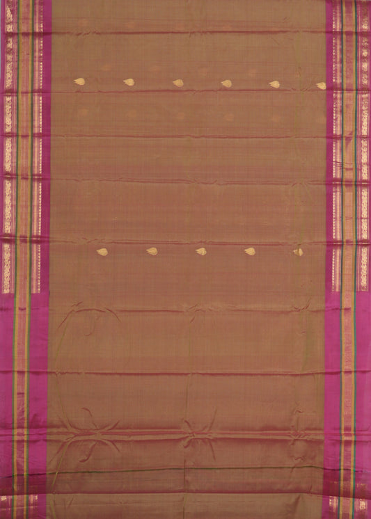 Multi-color Handloom Gadwal sico saree