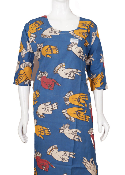 Handloom kalamkari long top