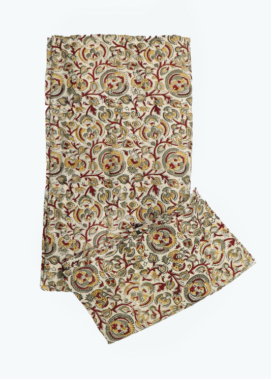 Kalamkari handblock print Cotton Double Bedsheet