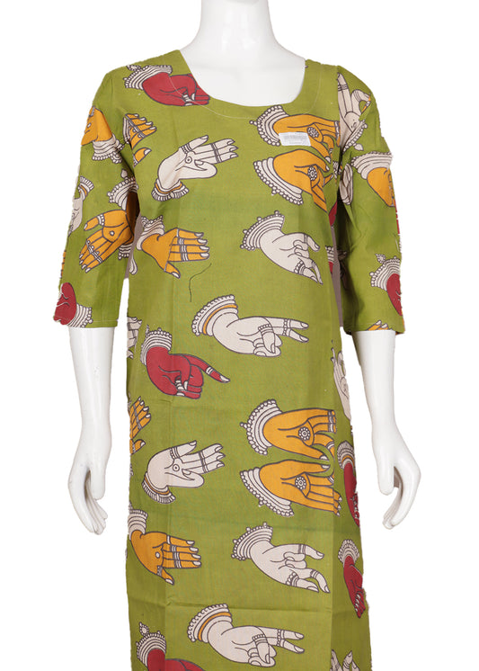 Handloom kalamkari long top