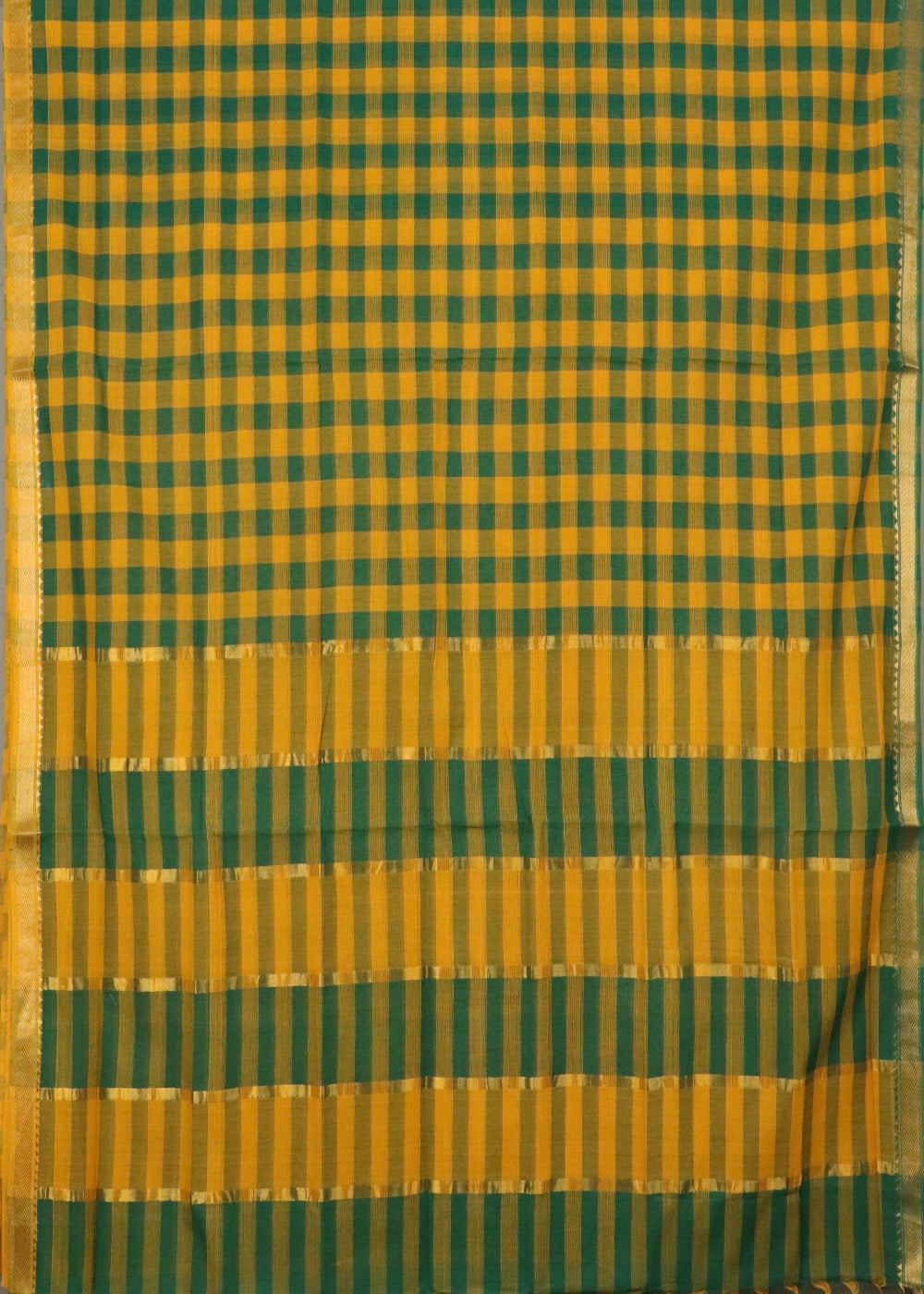 Orange color mangalagiri cotton saree