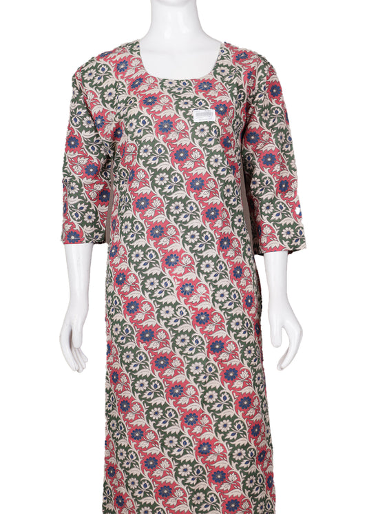 Handloom kalamkari long top