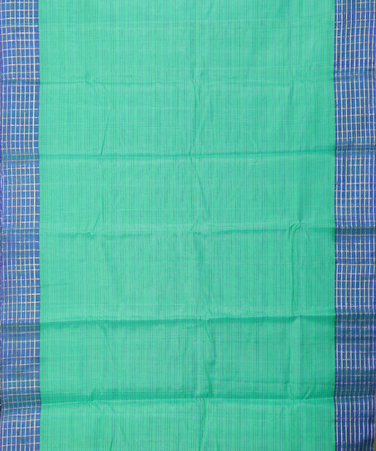 Sky blue Handloom Gadwal SICO saree