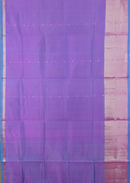 Multi shade color handloom venkatagiri sico saree