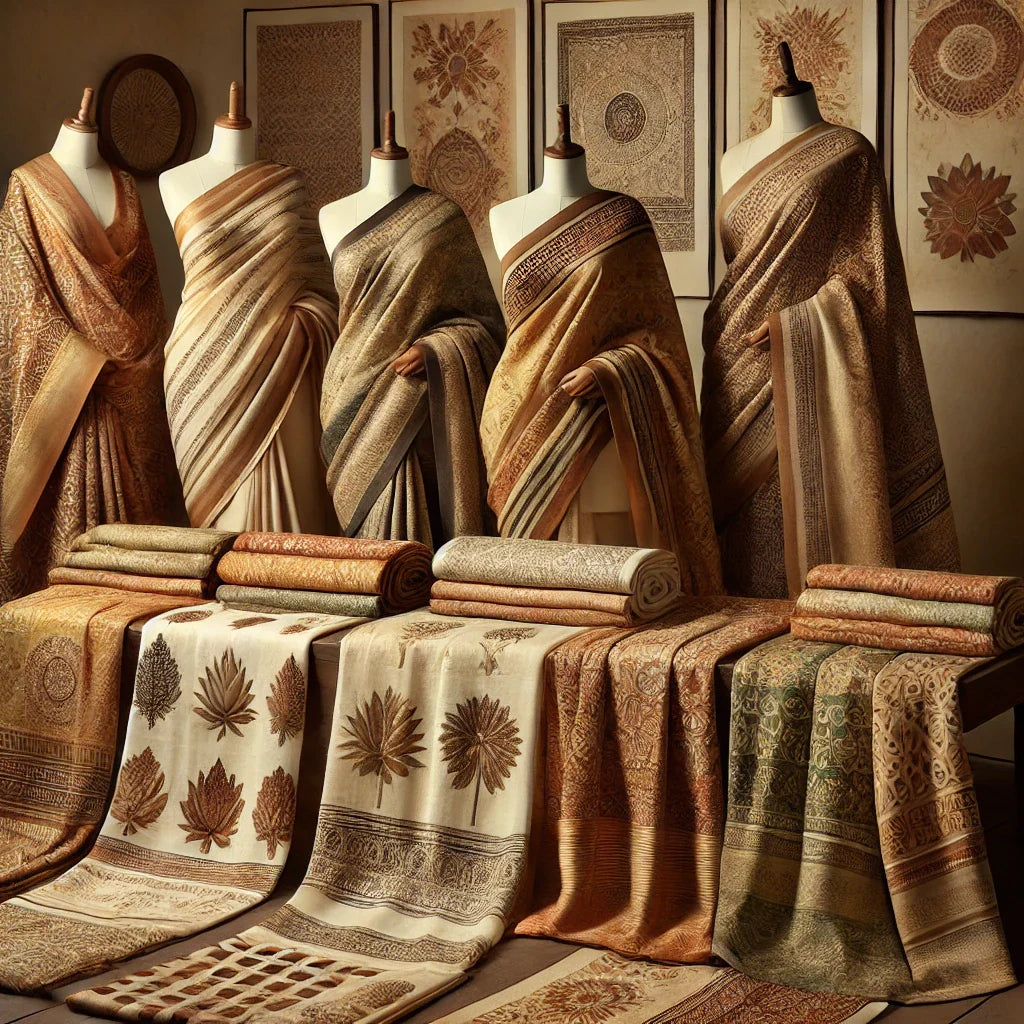 Tussar silk sarees