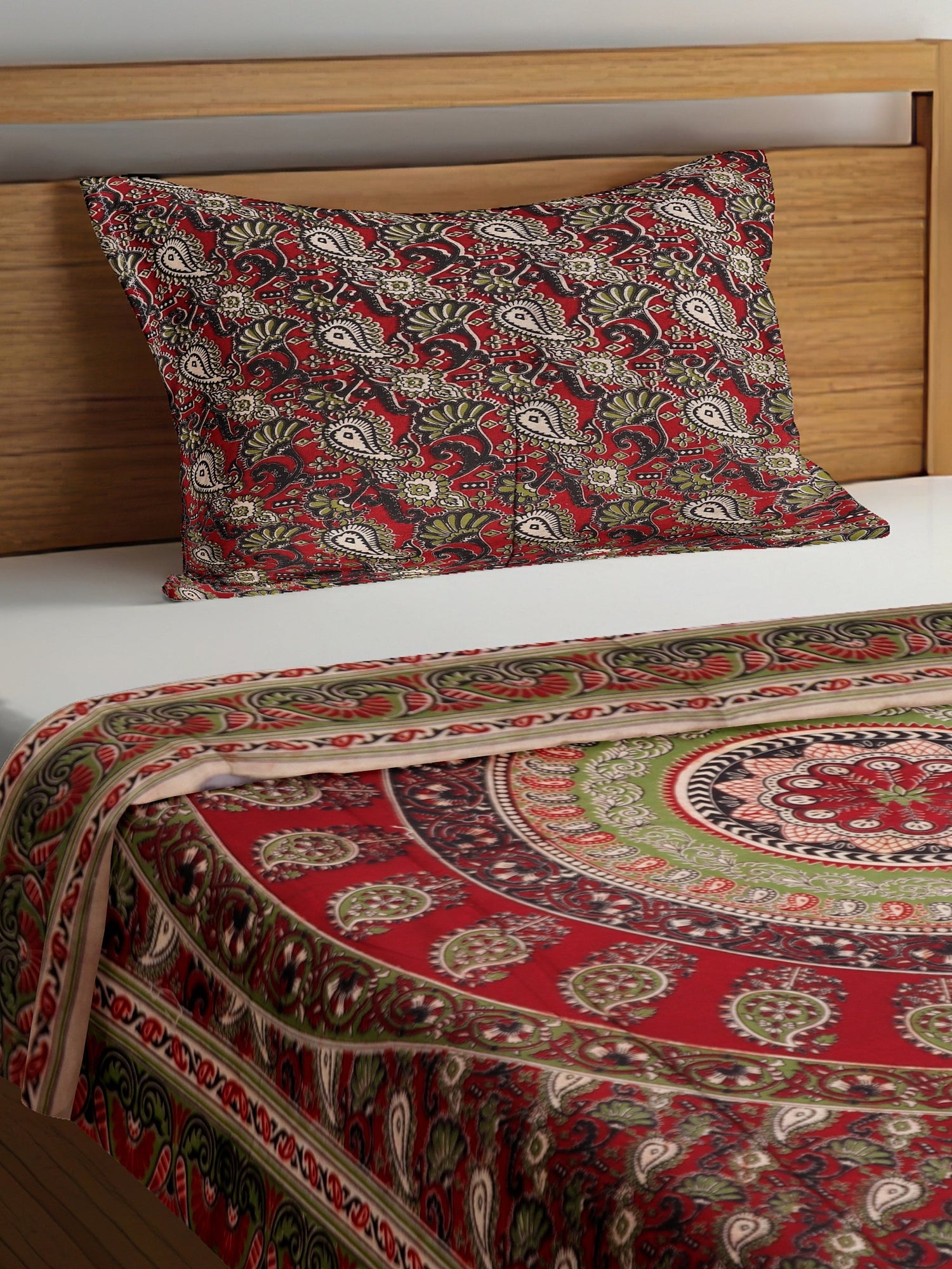 Kalamkari handblock print bedsheets