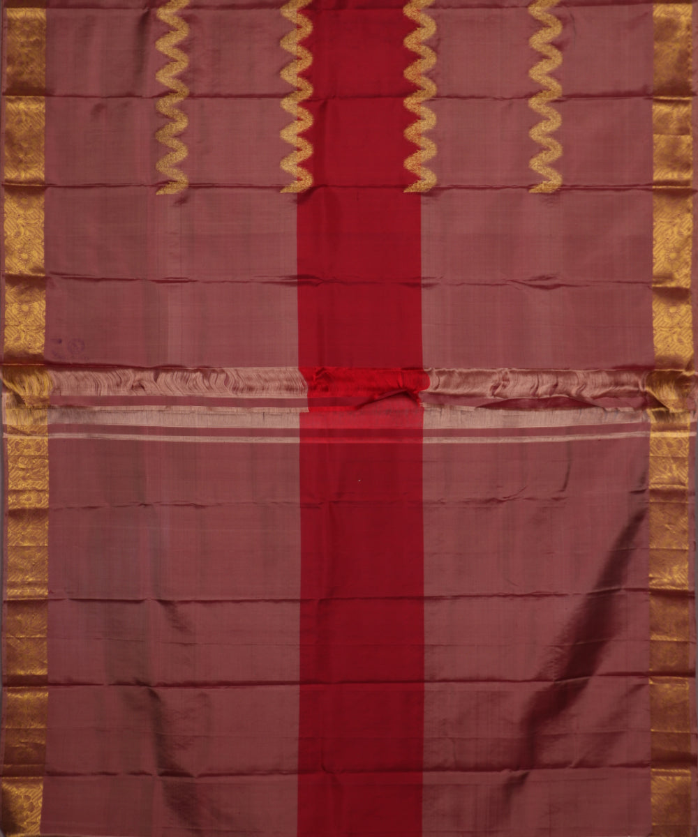 Multi-color handloom trilinga silk saree