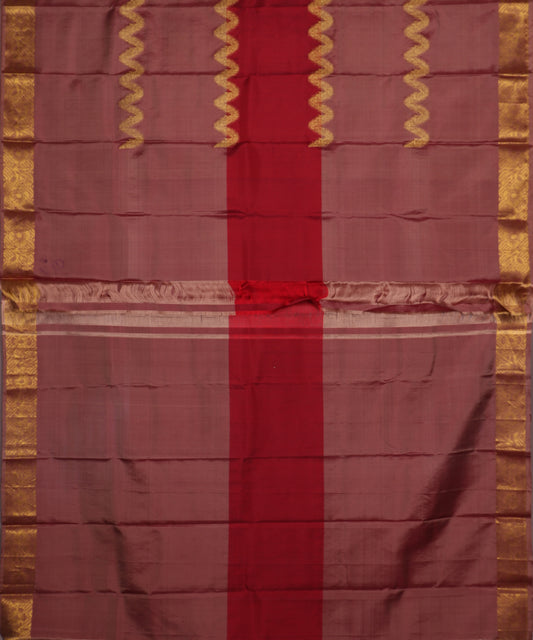 Multi-color handloom trilinga silk saree