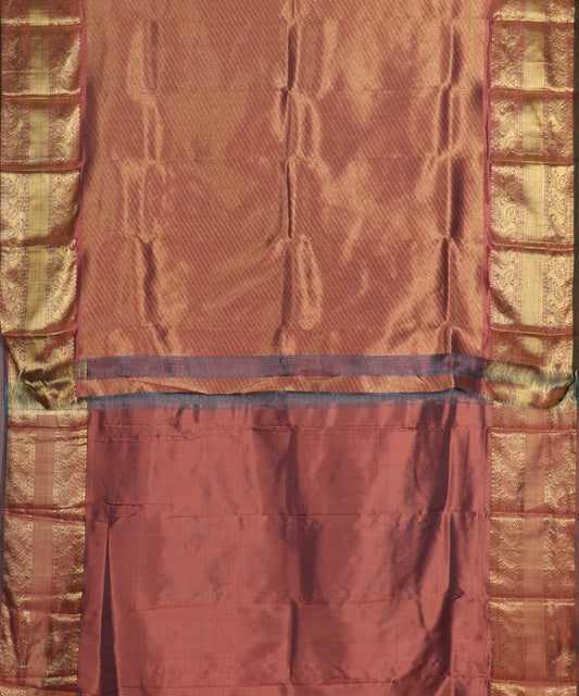 Multi-shade handllom ramappa silk saree