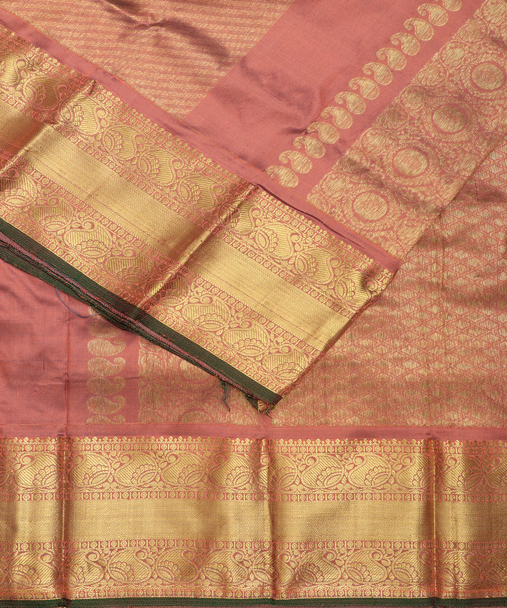 Multi-shade handllom ramappa silk saree