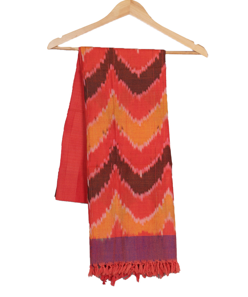 Multi-color handloom Tie & Dye woolen stoles