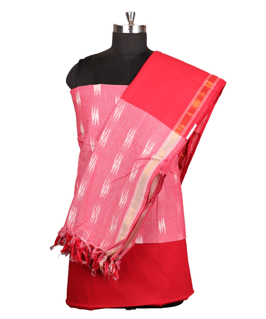French pink color handloom pochampally punjabi suit