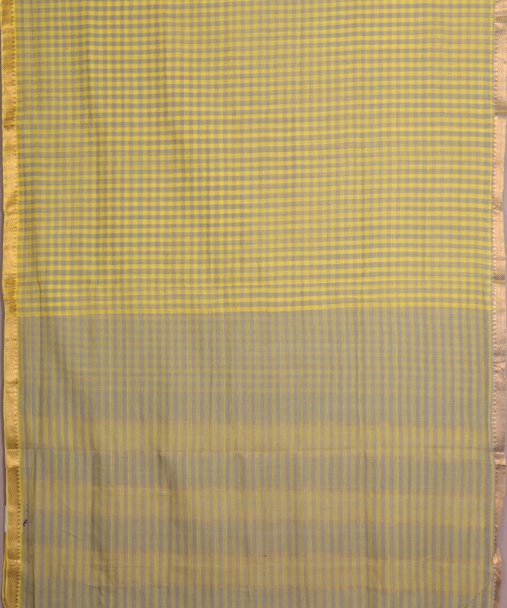 Multi-color handloom mangalagiri cotton saree