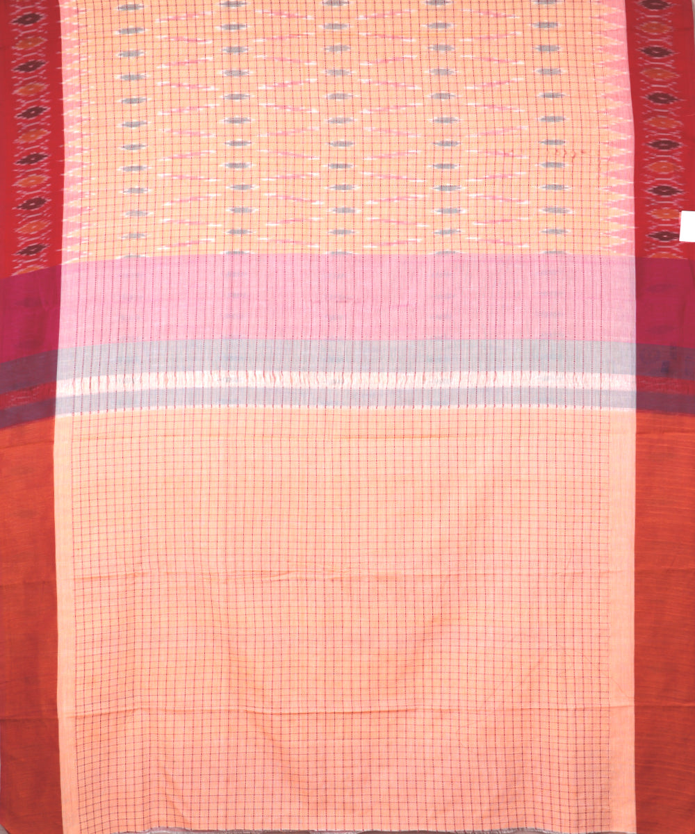 Royal yellow pochampally mercerised muthyampet cotton saree