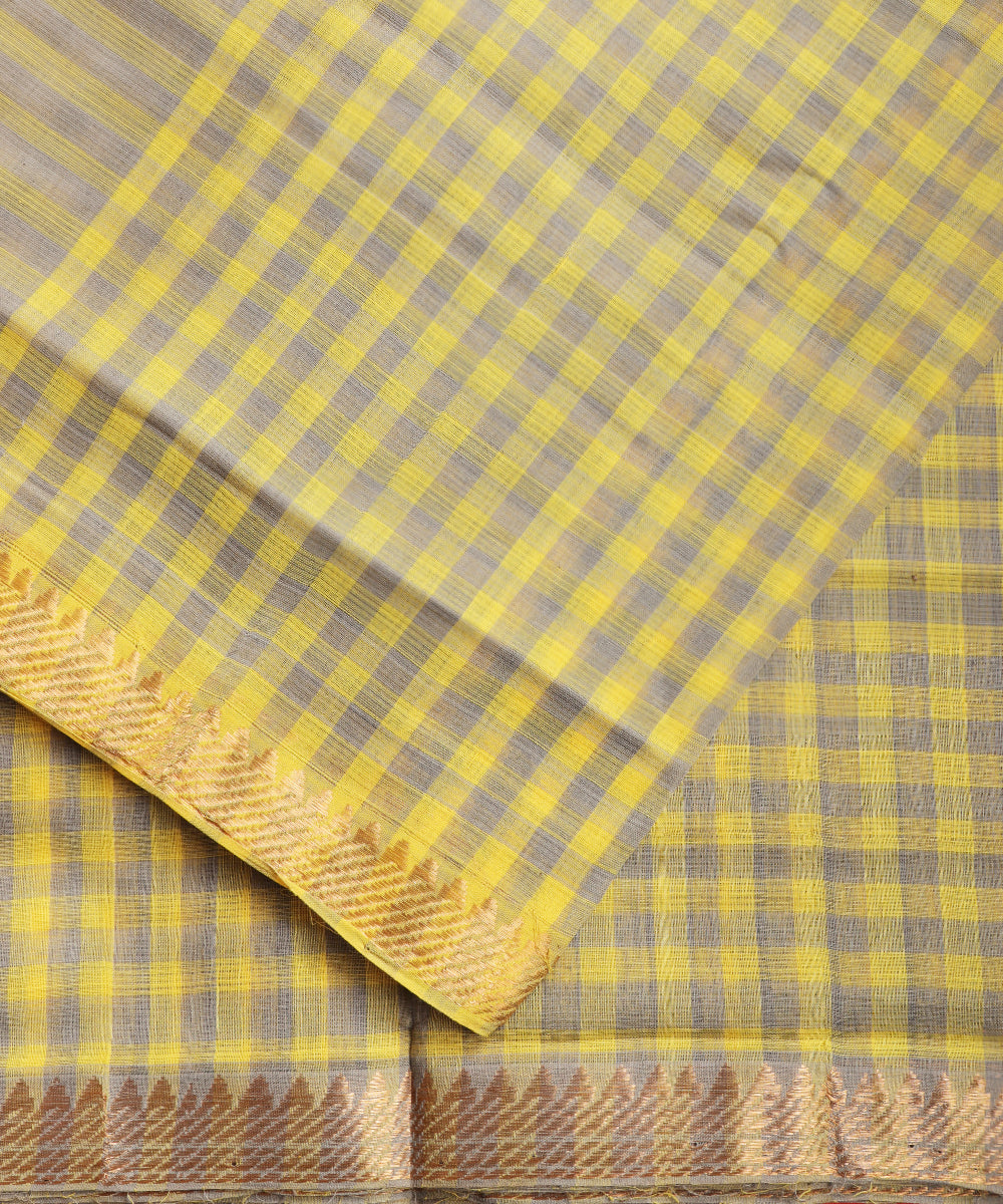 Multi-color handloom mangalagiri cotton saree