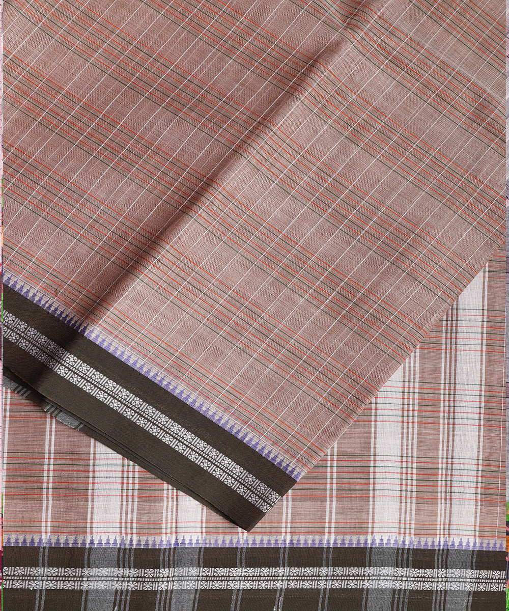 Multi-shade color handloom narayanpet cotton saree