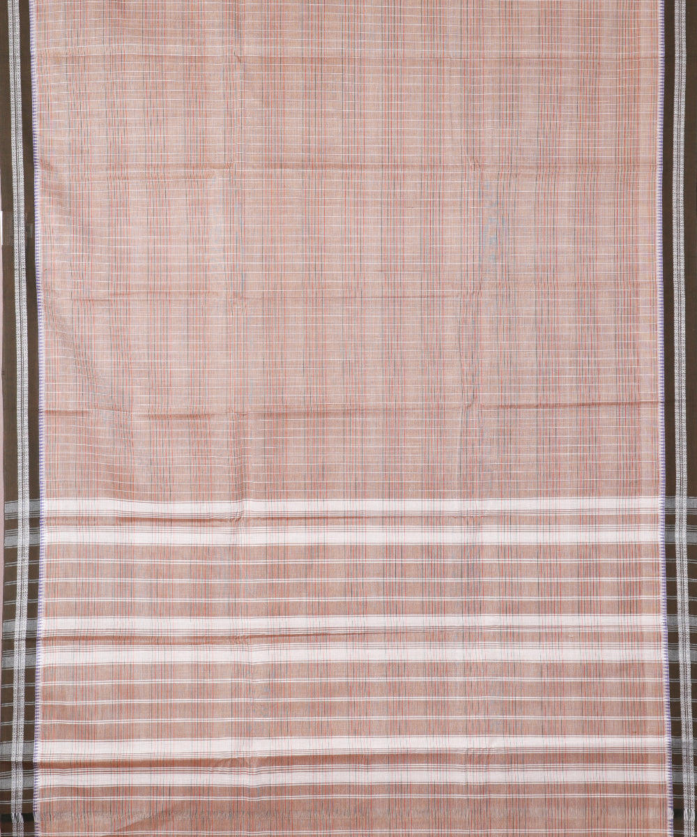 Multi-shade color handloom narayanpet cotton saree