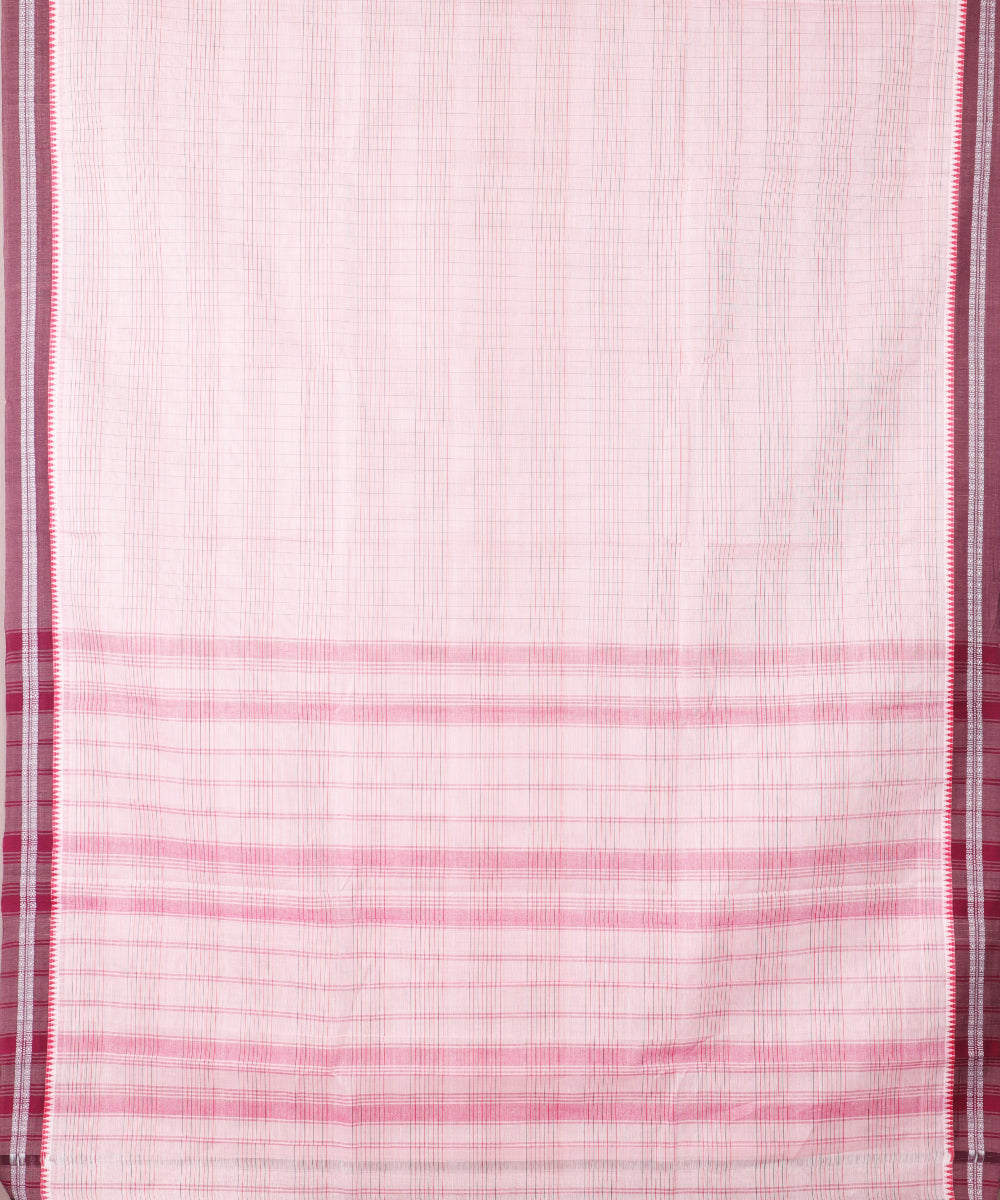 Lemonade pink color handloom narayanpet cotton saree