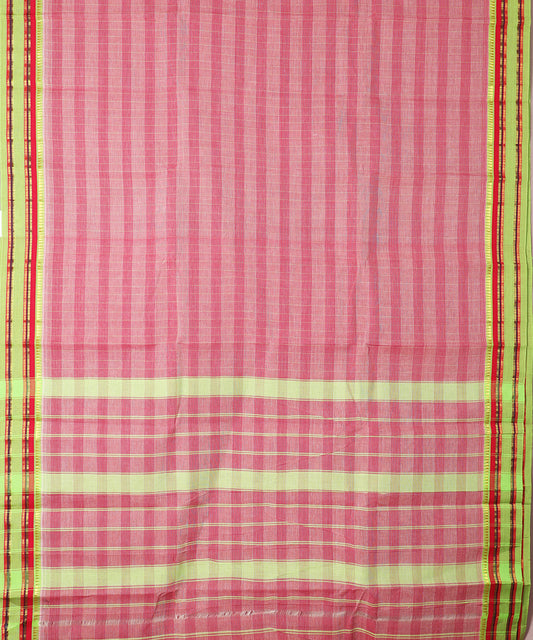 Mulberry color handloom narayanpet cotton saree
