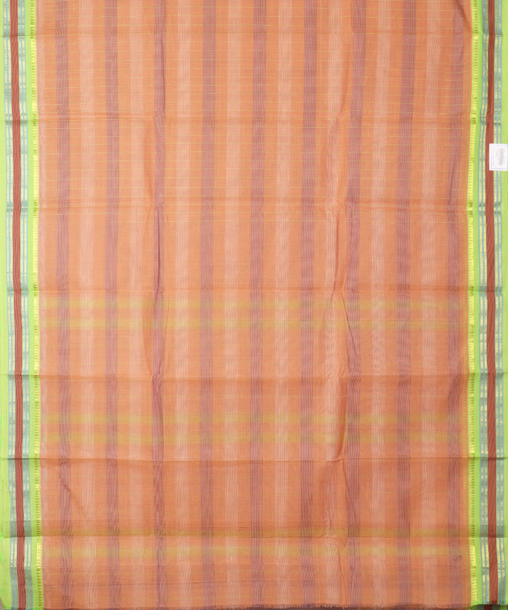 Multi-color handloom narayanpet cotton saree