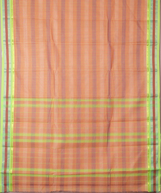 Multi-color handloom narayanpet cotton saree